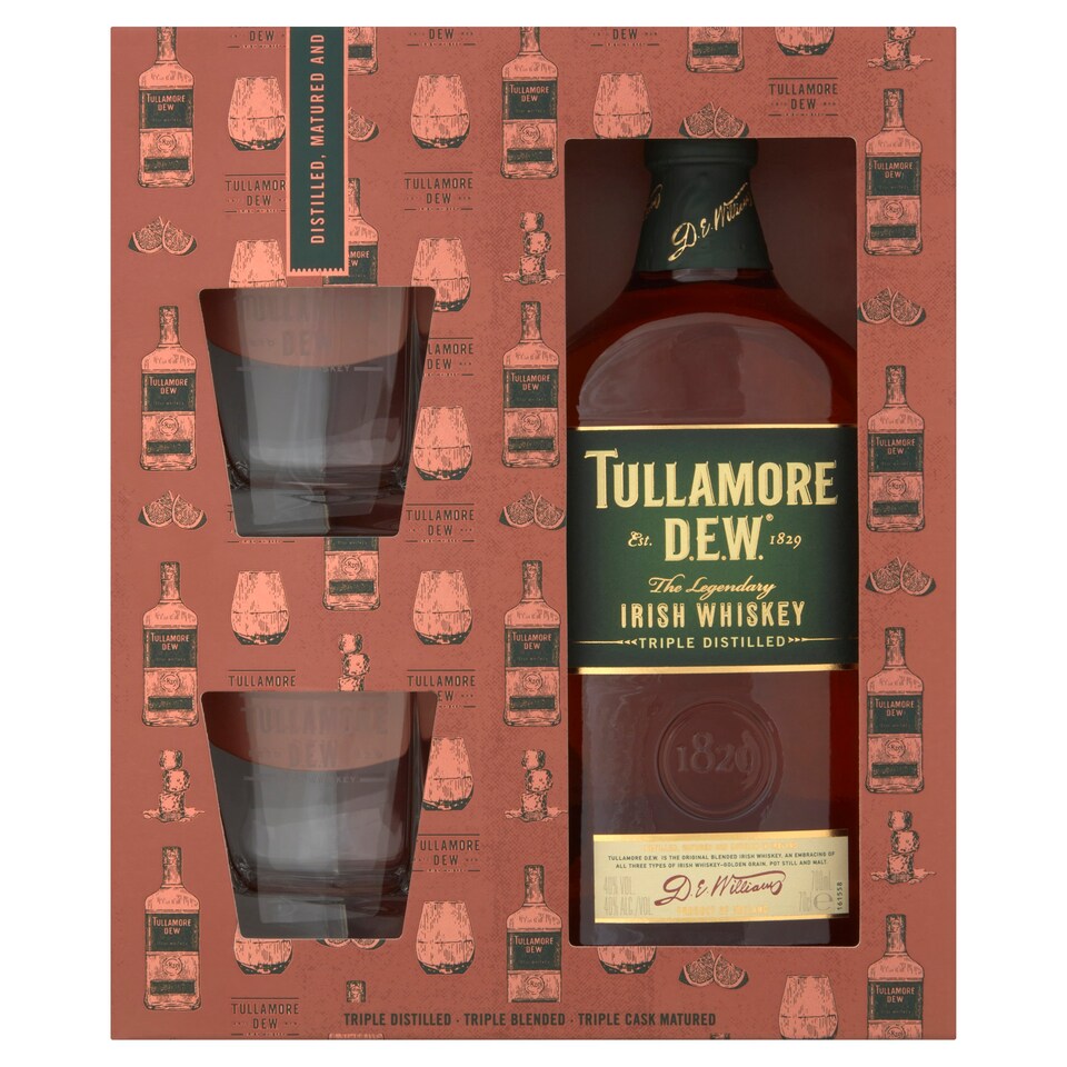 Tullamore Dew Glass Pack 700Ml