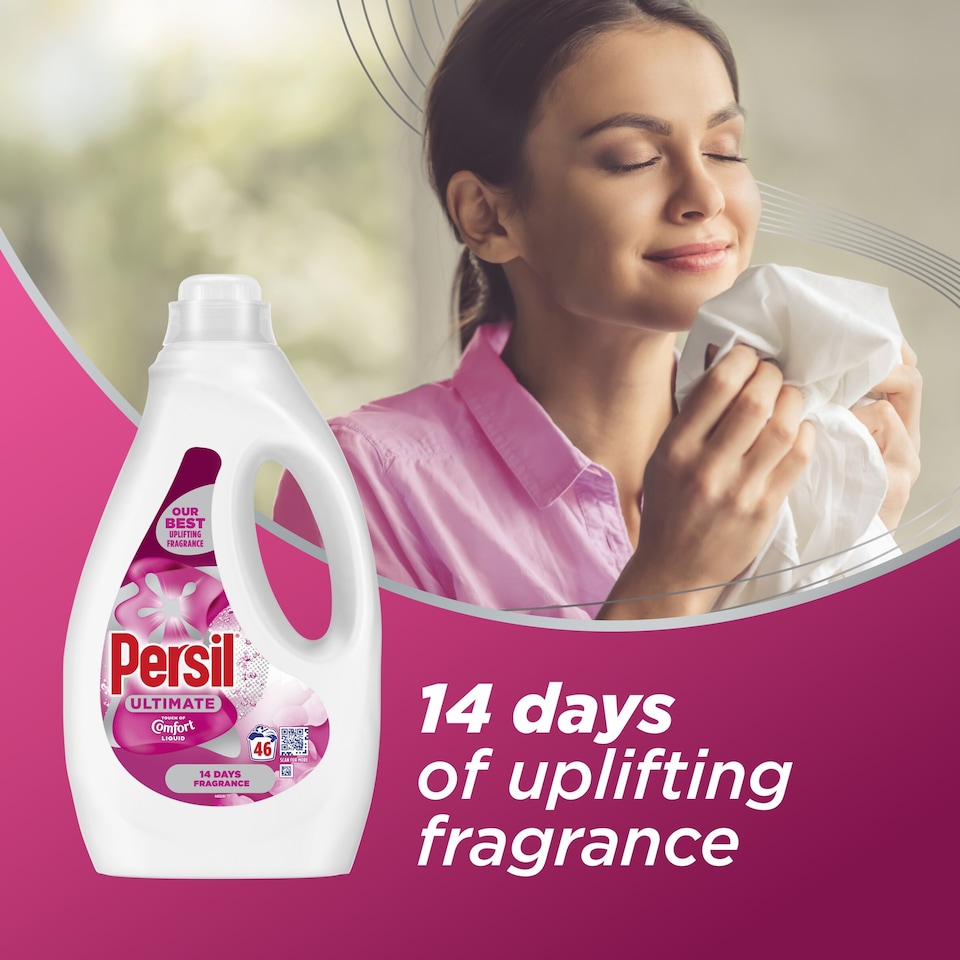 image 1 of Persil Ultimate Touch of Comfort Bio Laundry Washing Detergent 46 Washes 1242ml