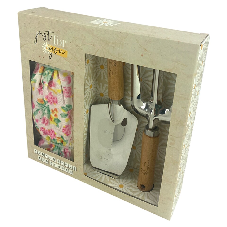 Garden Gloves And Tool Set