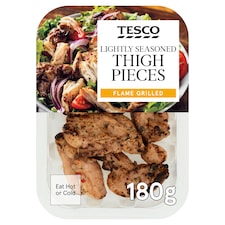 Tesco Lightly Seasoned Thigh Pieces 180G
