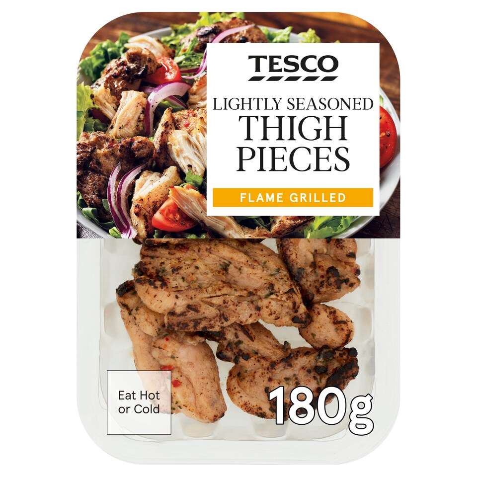 Tesco Lightly Seasoned Thigh Pieces 180G
