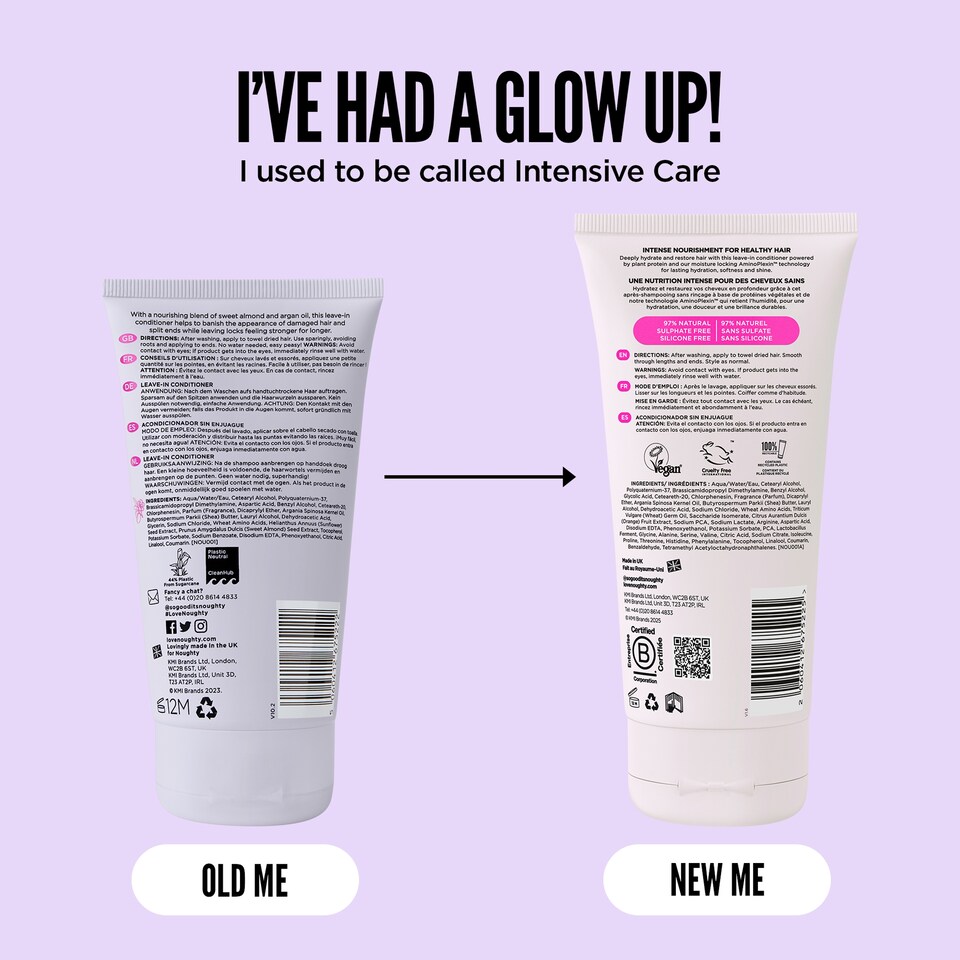 image 1 of Noughty Intensive Care Vegan Leave-in Conditioner 150ml