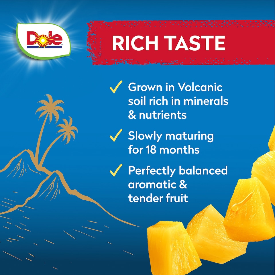 image 1 of Dole Gold Pineapple Chunks In Juice 432G