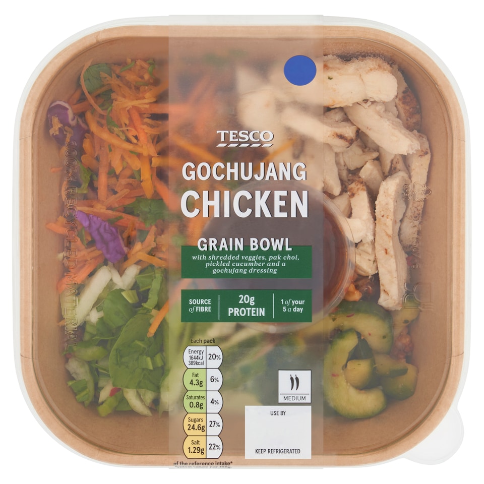 Tesco Gochujang Chicken Grain Bowl 360g