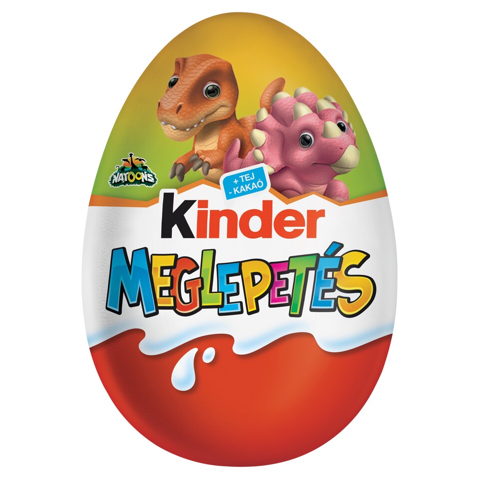 Kinder Meglepetés Milk Chocolate Figure with Inner Milk Layer and Surprise Inside 20 g