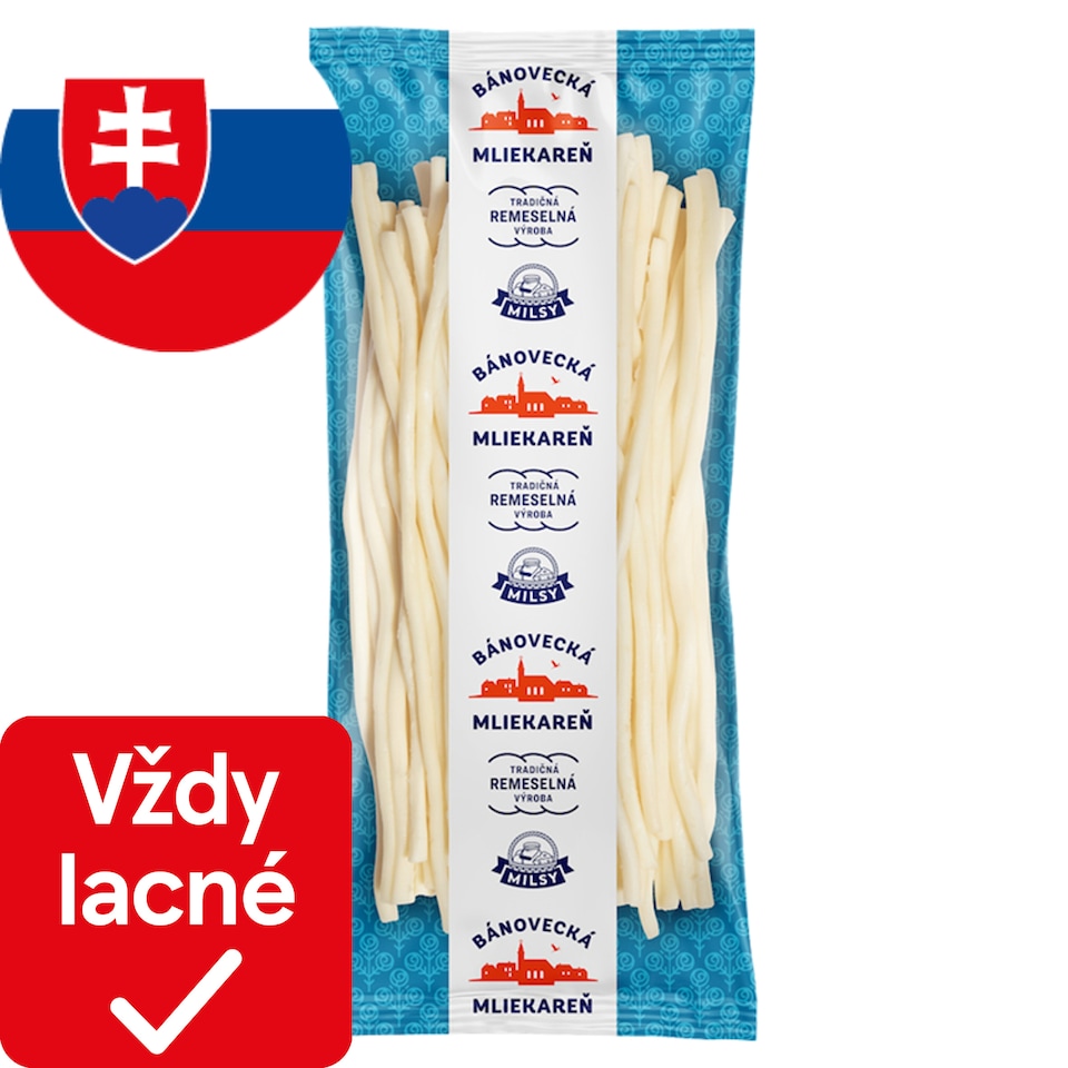 Milsy Bánovecké syrové nite neúdené 500 g