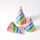 image 3 of Paperchase Rainbow 6 Pack Party Hats