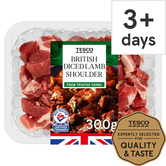 Tesco Diced Lamb Shoulder 300G Tesco Groceries