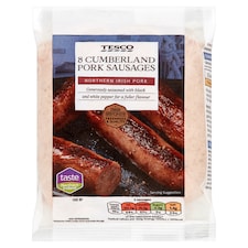 Tesco Northern Irish Pork Cumberland Sausages 454g