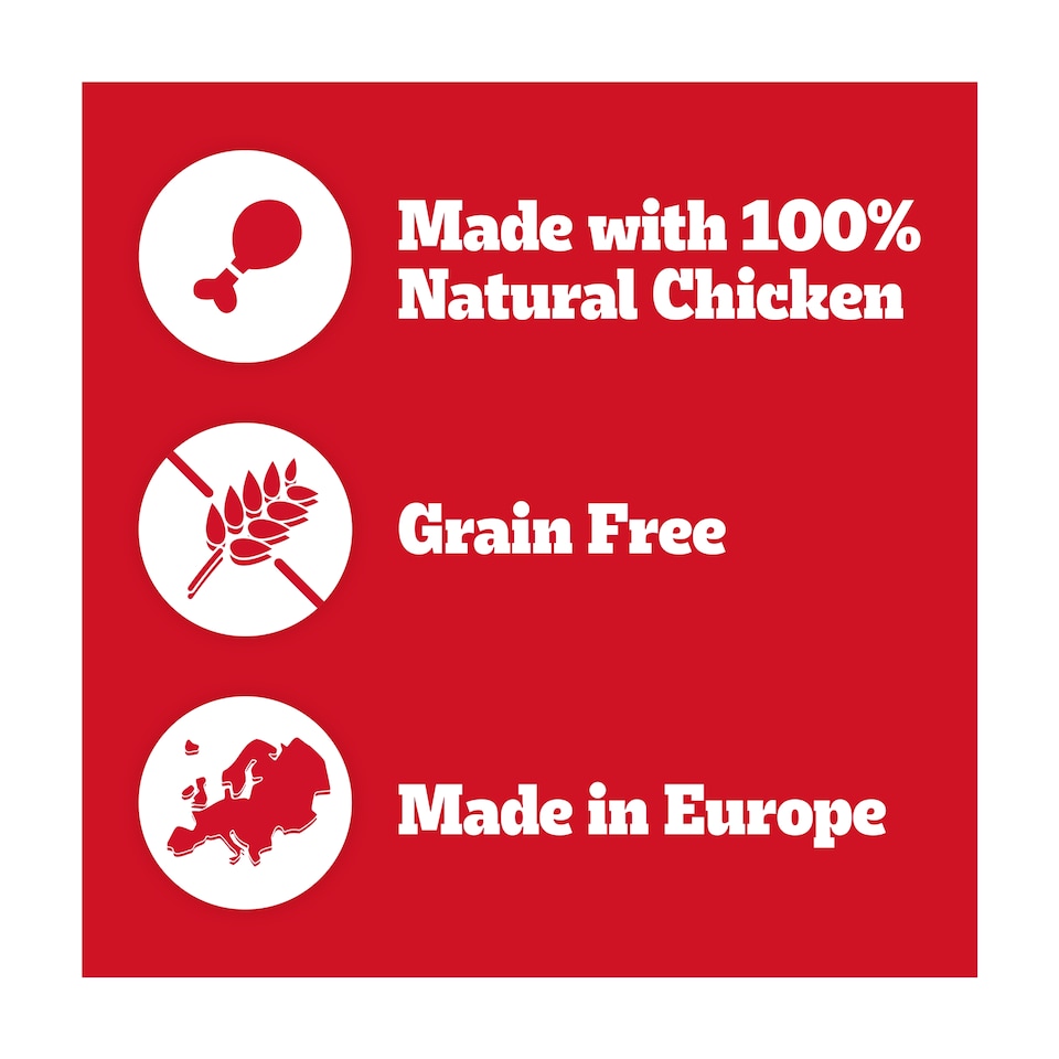 image 1 of Pedigree Ranchos Jerkies Dog Food Treat with Chicken 70g