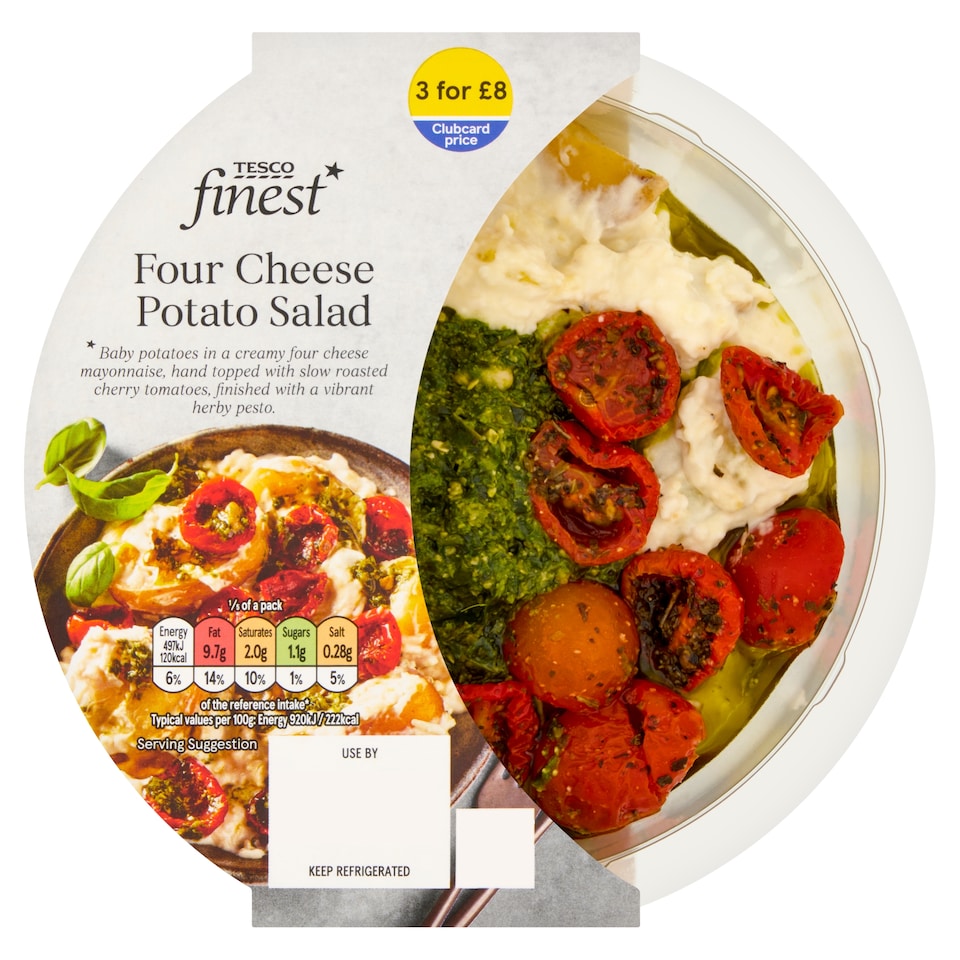 image 1 of Tesco Finest Four Cheese Potato Salad 270g