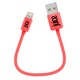 image 2 of Juice Apple Lightning 15cm Charging Cable Coral