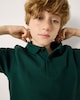 image 1 of F&F School Boys 3-Pack Pure Cotton Regular Fit Polo Shirts in Green