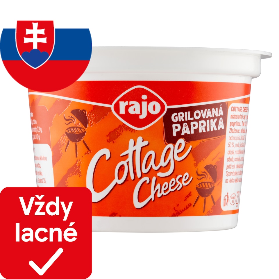 obrázok 1 z Rajo Cottage Cheese grilovaná paprika 180 g