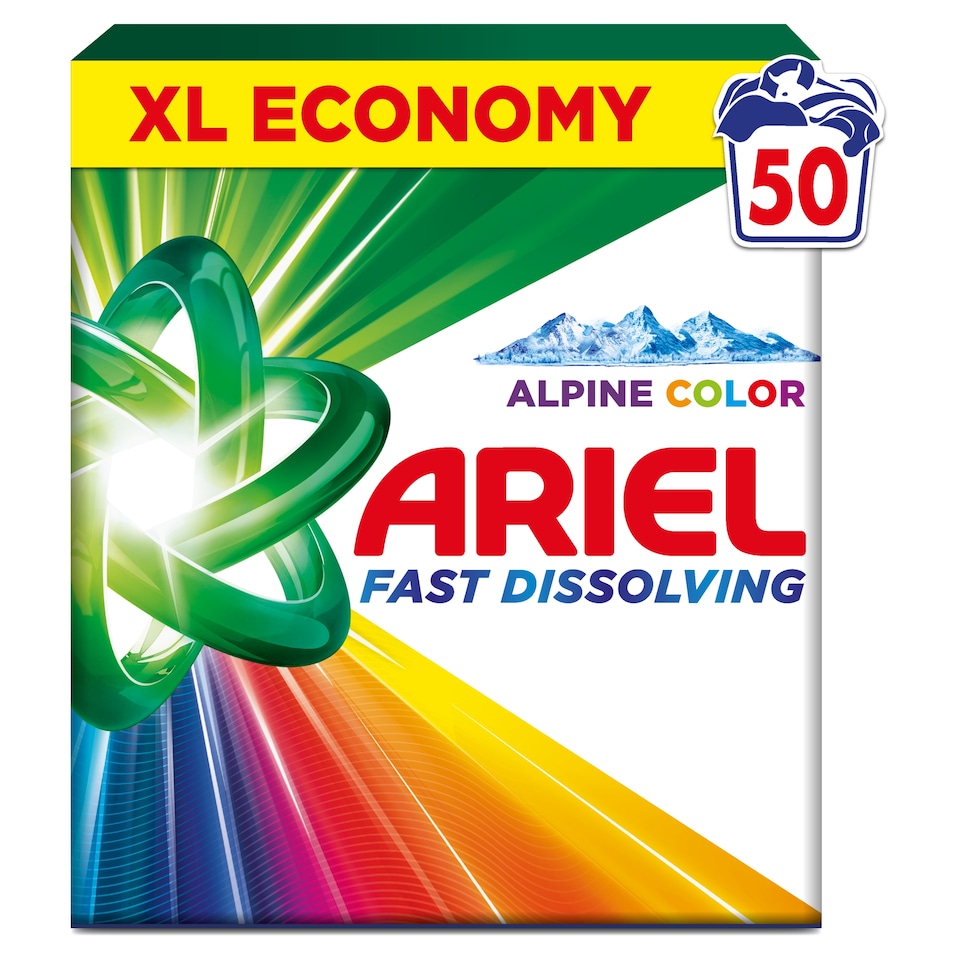 image 1 of Ariel Washing Powder 2.75kg, 50 Washes, Color