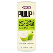 TIGER TIGER PULP+ 100% YOUNG COCONUT WATER WITH PULP 320ML