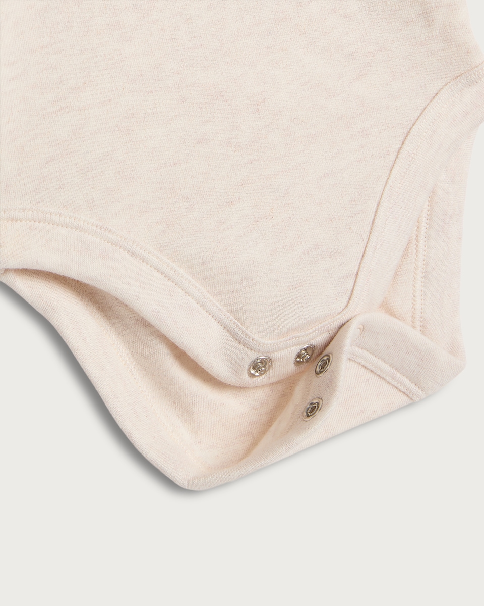 image 1 of F&F Baby 2-Piece Cotton Rich Floral Print Dungarees and Bodysuit Set in Neutral
