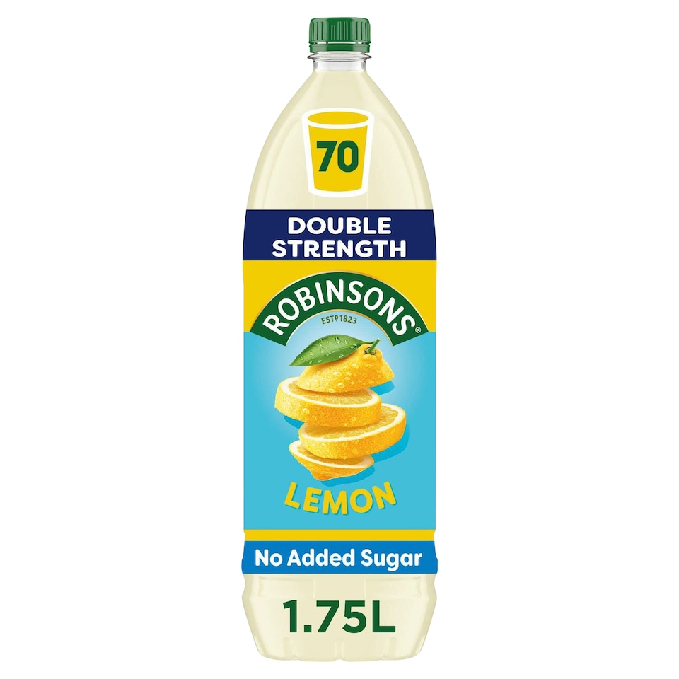 image 1 of Robinsons Double Strength Lemon Squash 1.75L
