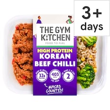 The Gym Kitchen Korean Beef Chilli 400G