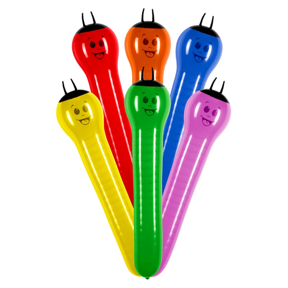 Tesco Caterpillar Balloons 6 Pack