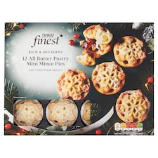 Tesco Finest Mini Mince Pies 12 Pack