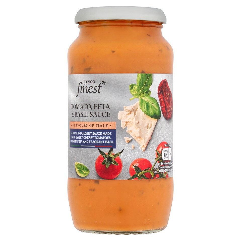 Tesco Finest Tomato, Feta & Basil Sauce 470g