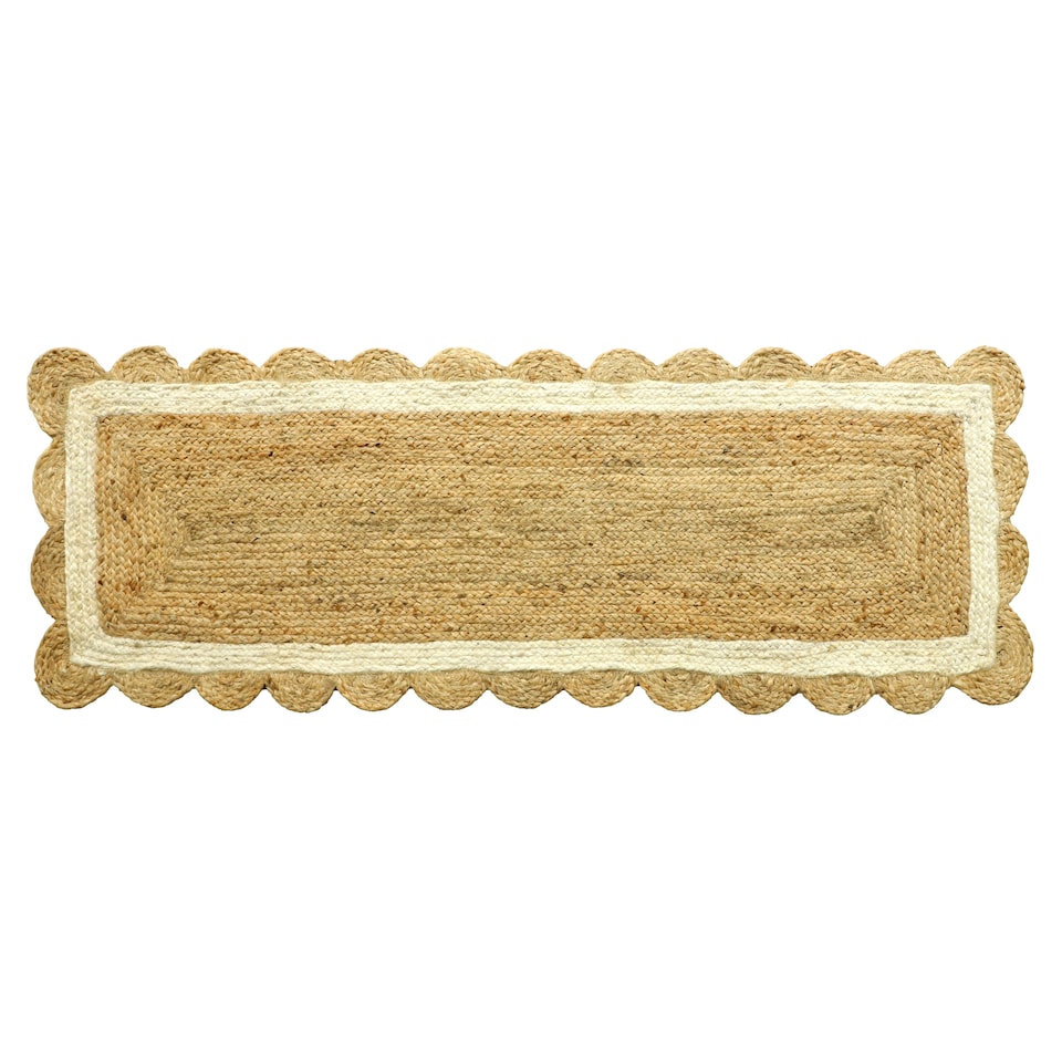 F&F Home Scalloped Runner