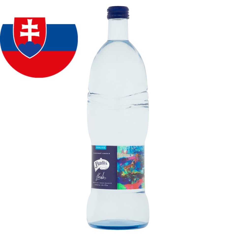 Budiš Prírodná minerálna voda perlivá 0,7 l
