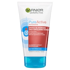 Garnier Pure Active Intensive Blackhead Face Scrub 150Ml