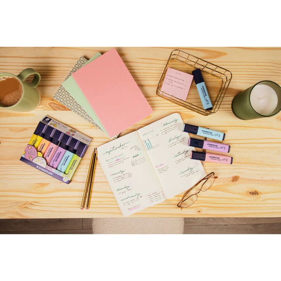 image 1 of Staedtler Stationery Pastel Highlighters 6 Pack