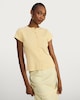 image 3 of F&F Cotton Rich Button Front Top in Yellow