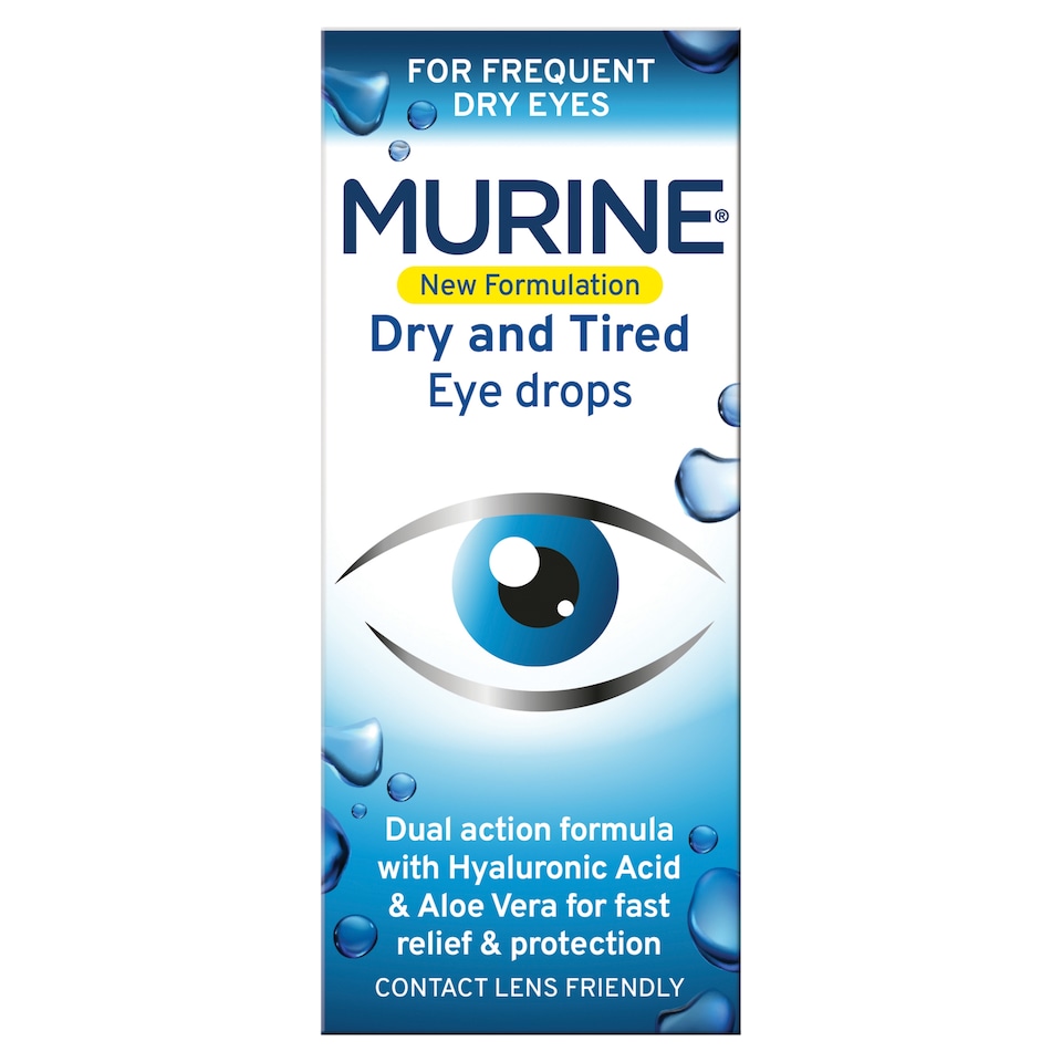 MURINE DRY AND TIRED EYE DROPS