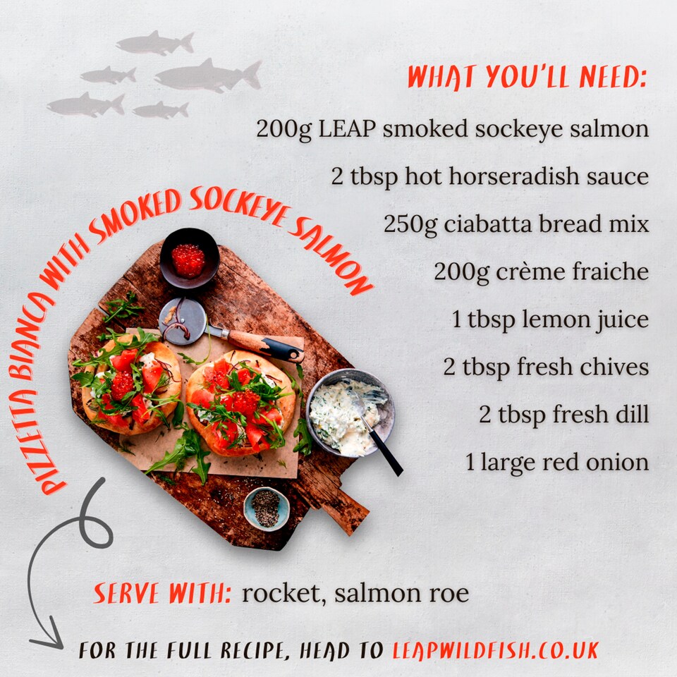image 1 of Leap Wild Smoked Sockeye Salmon 100G