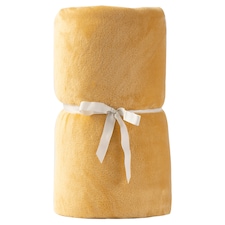 Tesco Super Soft Throw Ochre