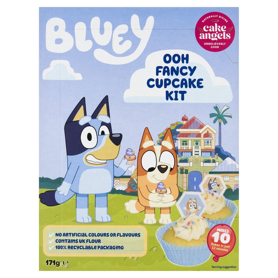 image 1 of Cake Angels Bluey Cup Cake Kit 171g