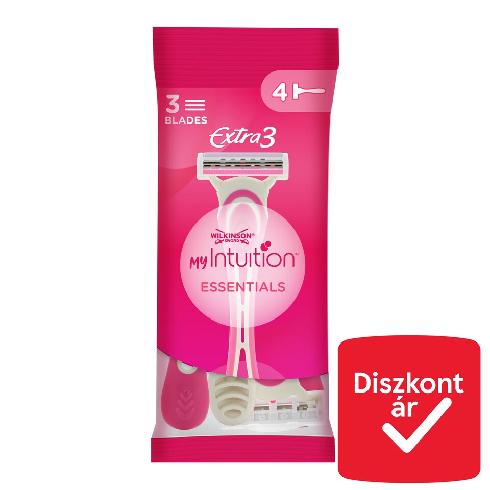 Wilkinson Sword My Intuition Extra 3 Essentials eldobható borotva 4 db