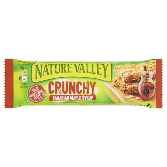 Nature Valley Crunchy Canadian Maple Syrup Bar 42G Tesco Groceries