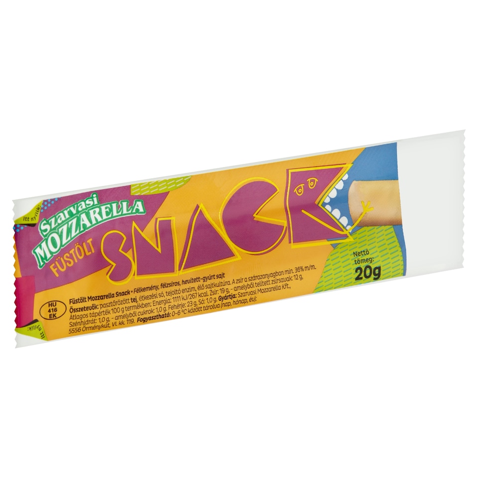 Szarvasi Mozzarella Snack füstölt 20 g