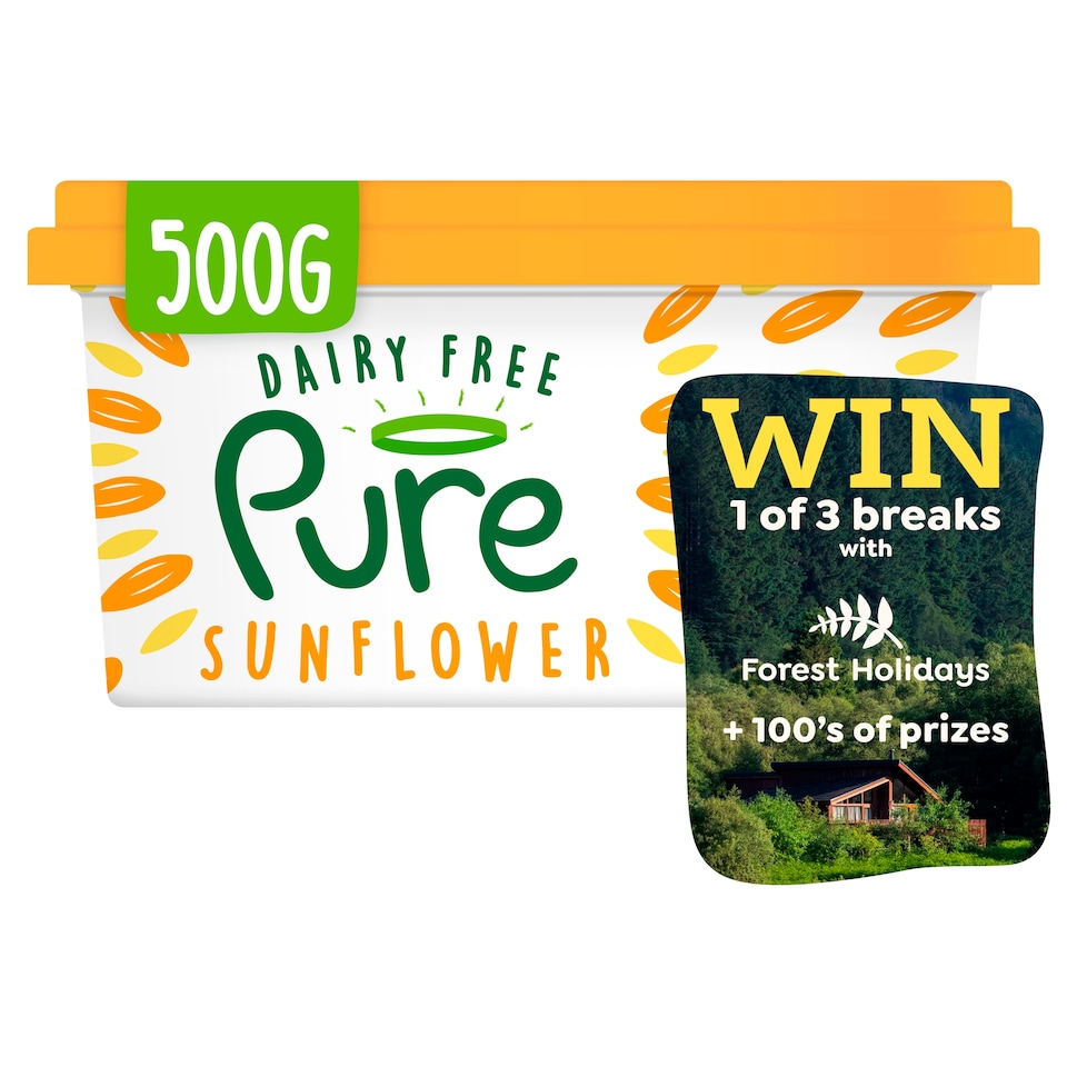 image 1 of Pure Dairy Free Sunflower Spread 500G