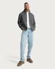 image 3 of F&F Cotton Rich Relaxed Leg Jeans in Blue