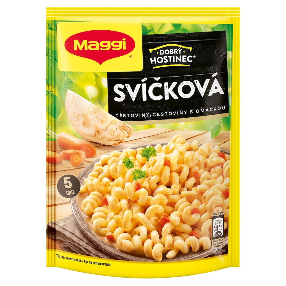 MAGGI Dobrý Hostinec Svíčková těstoviny s omáčkou sáček 153g