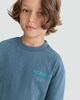 image 2 of F&F Active Pure Cotton Recreation Athl. Dept. Slogan T-Shirt in Blue