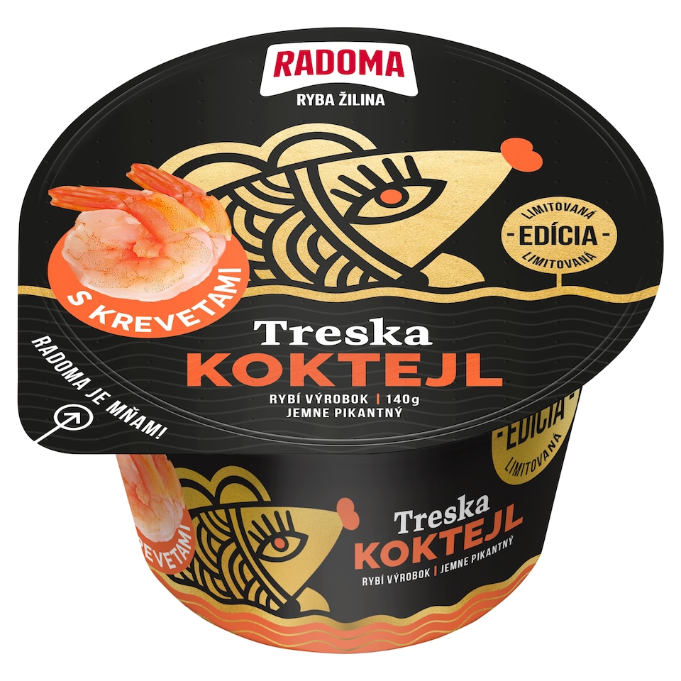 PRETO Ryba Žilina Cod Cocktail with Shrimp 140 g