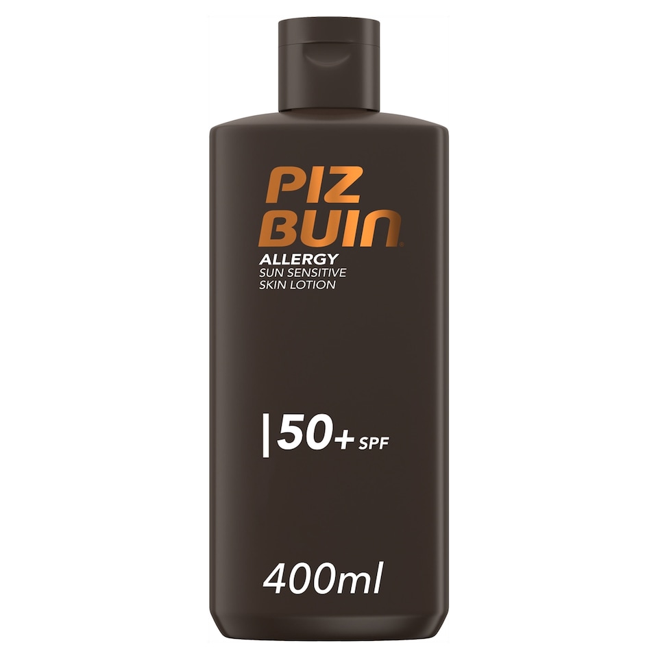 image 1 of PIZ BUIN Allergy Sun Sensitive Skin Lotion SPF50+ 400ml