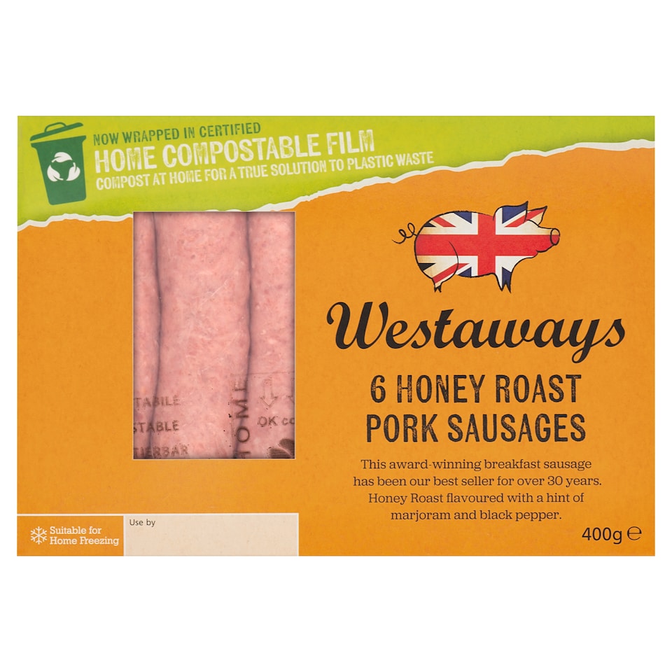 Westaways 6 Honey Roast Pork Sausages 400G (L)