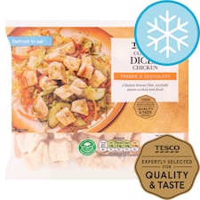 Tesco Cooked Diced Chicken 340G
