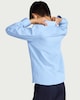 image 3 of F&F School Boys 3-Pack Regular Fit Long Sleeved Shirts in Blue