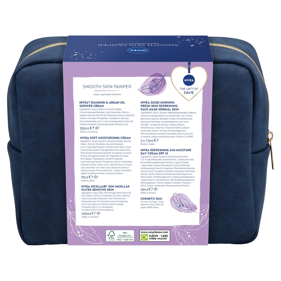 image 1 of Nivea Smooth Skin Pamper Gift Set