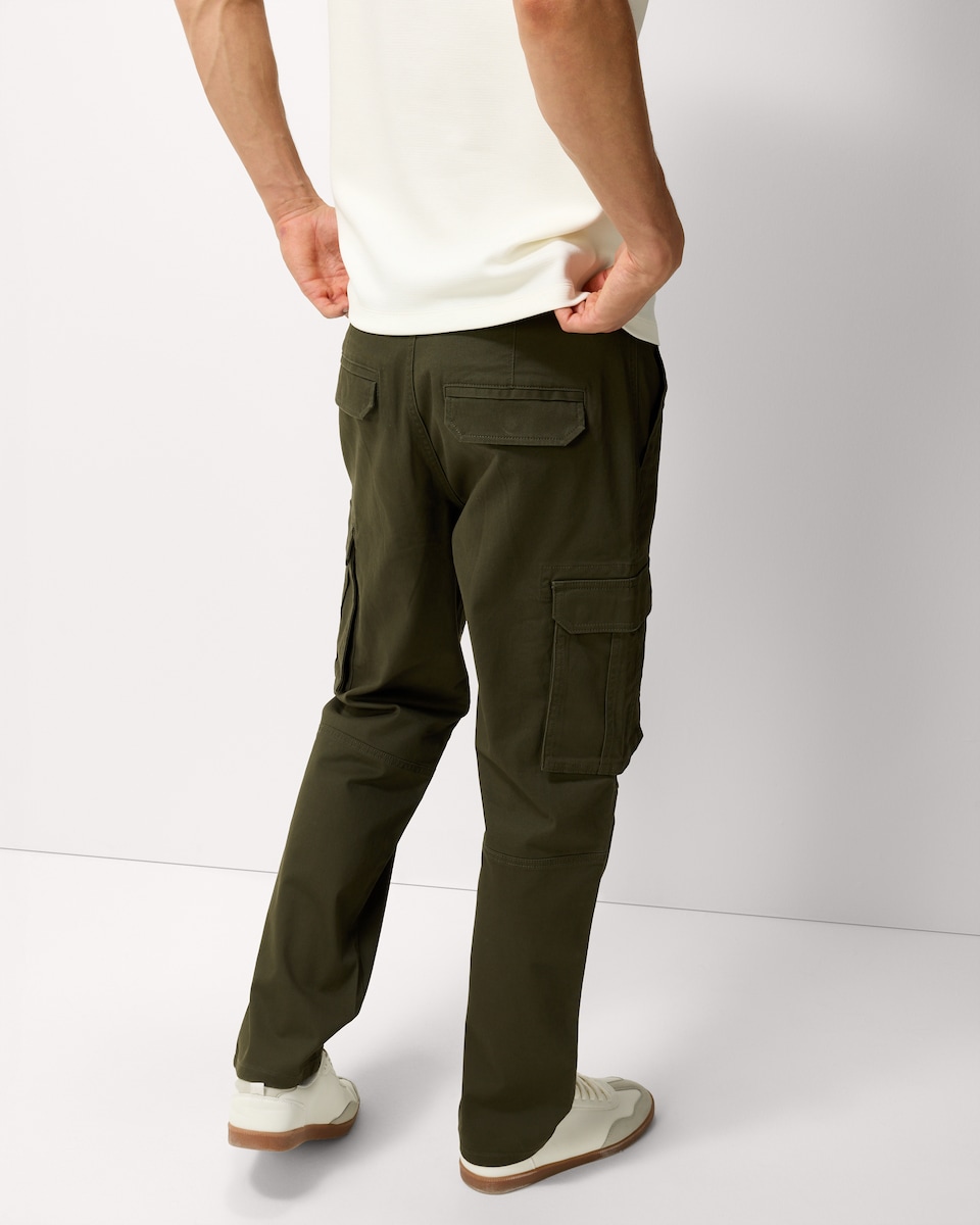 image 1 of F&F 2-Pack Cotton Rich Cargo Trousers in Multi