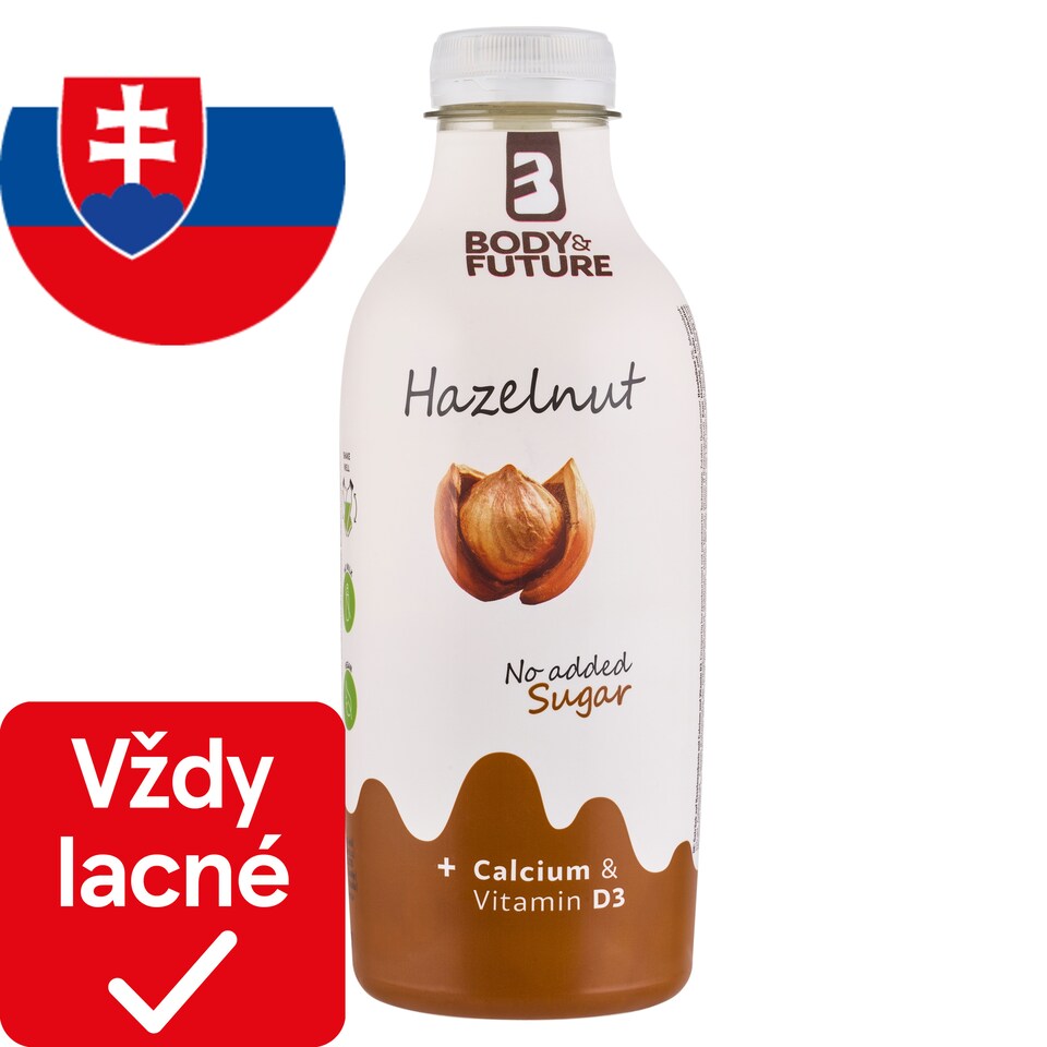 obrázok 1 z Body&Future Nápoj z lieskových orechov s vápnikom a vitamínom D3 750 ml